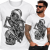 KOSZULKA HORROR SKULL BIAŁA